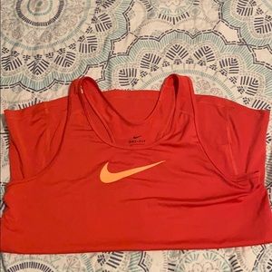 Orange Nike Tank Top
